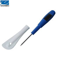 Termometer Digital Stainless Steel Warna Kustom SW 2026 Layar LCD Tahan Air Akurasi 0.2C untuk Dapur BBQ Saus Daging