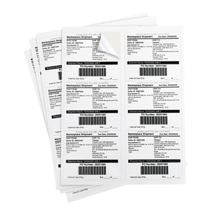 Etiquetas Autoadhesivas Likexin de 8.5 x 5.5 Pulgadas, Papel Adhesivo Mate para Impresión de Etiquetas de Envío A4, Hojas de Papel Adhesivo para Impresora de Inyección de Tinta - Product Image 1