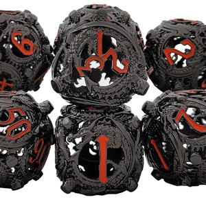 Venta al por mayor Dragon Hollow Metal <span class=keywords><strong>DND</strong></span> Dice Set DNDND 7 D & D Die Set con Metal Gift Tin Dices para Dungeons & Dragon Game - Product Image 1