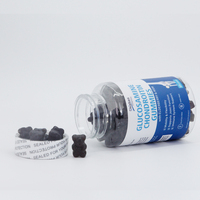 Gommes à base de glucosamine et de chondroïtine, gommes de soutien articulaire extra fortes avec MSM et sureau pour un soutien articulaire naturel