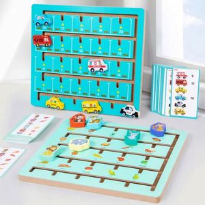 Juego de Mesa Interactivo y Divertido para Preescolares: Actividades de Aprendizaje con Bloques de Animales y Comida para Emparejar y Deslizar, Tablero de Actividades - Product Image 1
