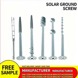 Vis de fondation hélicoïdale galvanisée à chaud pour système de montage solaire avec accessoires pour l'eau solaire - Product Image 2
