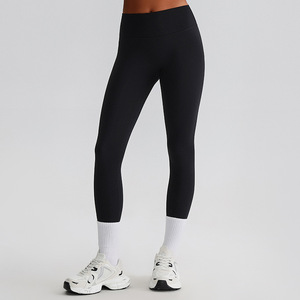 Fırçalanmış nefes ganimet artırıcı Yoga pantolon bahar yaz yüksek belli egzersiz tayt koşu spor vücut şekillendirme için - Product Image 4