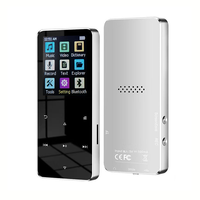 Lecteur MP3 Portable à Écran Tactile LCD avec Bluetooth, Structure Métallique, Carte TF, Lecture E-book, Radio FM et Enregistreur Vocal