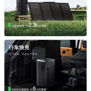 EcoFlow Nouvelle Centrale Électrique Extérieure 1000W à Grande Capacité 2000Wh pour Camping et Stockage d'Énergie, 1.9-Degree 3 - Product Image 5