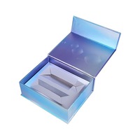 Boîte cadeau pliable en carton en forme de livre avec fermeture magnétique, personnalisable selon les besoins