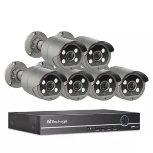 Weerbestendig Beveiligingsalarm Met Cctv-Cameraset Bewakingscamerasystemen Netwerk Videocamerasystemen
