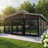Maison conteneur extensible de luxe en acier galvanisé étanche de 20 pieds et 40 pieds pour bureau ou bâtiment