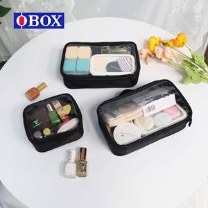 Juego de neceseres transparentes de gran capacidad, bolsa de almacenamiento de viaje rectangular impermeable para mujer, uso doméstico, primavera 2024 - Product Image 5