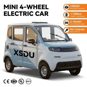 New Energy Chinese 4 Wheel Electric Mini <strong>Car</strong> for Adults with 1000W Motor and &amp;<strong>lt</strong>;100km Range - Product Image 1