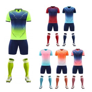 Kaos Sepak Bola Berkualitas Tinggi Bahan Bernapas Musim Baru Logo Kustom Cetak Transfer Panas 100% Poliester Jersey Latihan Otomatis - Product Image 1