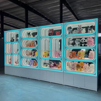 Vitrine personnalisée de magasin de jouets, vitrine de magasin de meubles d'action à griffes au détail, éclairage à LED