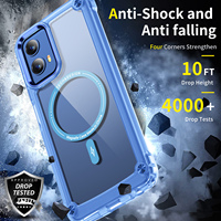 Support étui de charge sans fil pour Samsung Galaxy A56 A36 A26 A55 A34 A15 A06 S25 housse de protection magnétique antichoc pour téléphone
