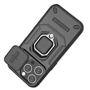 Drop shipping nuova custodia per telefono antiurto Tpu + Pc ibrido con cavalletto magnetico nascosto per IPhone 15 14 Pro Max 11 X Xr 7 8 Plus