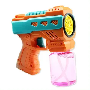 5 fori a prova di perdite pistola a bolle di liquido giocattoli da gioco per bambini da esterno estate giocattoli Bubble Maker macchina sapone acqua giocattoli