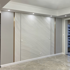 2025วอลเปเปอร์ WPC ระดับไฮเอนด์ที่เรียบง่ายทันสมัยหรูหราแบบเรียบง่ายติดผนังพื้นหลังทีวีติดผนังห้องนั่งเล่นติดผนังง่าย - Product Image 3