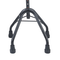 Poignée ergonomique légère, bâton de marche réglable pour les handicapés et les personnes âgées, bâton d'aide à la marche avec une grande Base