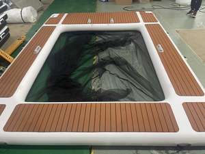 Nouvelle plateforme flottante gonflable en matériau Drop Stitch pour piscine, quai ou île, idéale pour les rivières et les yachts - Product Image 5