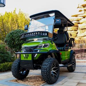 Voiturette buggy personnalisable avec panneau solaire, voiturette de <span class=keywords><strong>golf</strong></span> électrique 6 places, scooter de <span class=keywords><strong>golf</strong></span> touristique tout-terrain, voiturette de club - Product Image 4