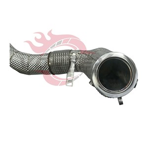 Tubo de escape con protección térmica Vortex compatible con BMW X5 G05 G30 G14 G15 G16 N63 4.4T Performance Racing Exhaust - Product Image 3
