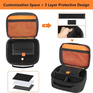 Pour sac souple <span class=keywords><strong>Shure</strong></span> Microphone-étui de rangement de protection en EVA dur pour micros vocaux SM7B/MV7/MV7X (sac de voyage durable avec poignée) - Product Image 3
