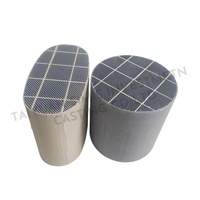 Filtro Antiparticolato DPF 300CPSI SIC, Diametro 117.8*210.4mm, Rivestito con Metallo Precedente per Purificazione Fumi Neri di Veicoli Diesel