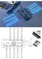Affichage numérique 36 canaux DMX512 Décodeur à tension constante Pilote DMX pour bande lumineuse LED RGBW 4CH * 9 groupes Connecteur XLR 36 C