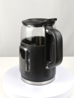 Bouilloire électrique en verre 1,5 L avec écran tactile couleur, contrôle de la température et maintien au chaud pendant 2 heures