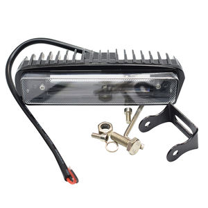 Luz de advertencia para montajes laterales de carretilla elevadora, barra de luz de trabajo de 10-80V, luz de seguridad para uso en zona roja o azul - Product Image 1