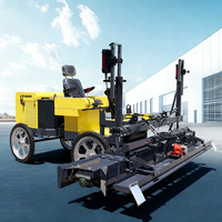 Niveleuse laser pour béton, outil de construction, niveleuse vibrante à quatre roues, machine de nivellement laser pour sols en béton
