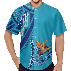 Venta al por mayor de uniformes de béisbol Logotipo de <span class=keywords><strong>TONGA</strong></span> rojo diseño Tribal <span class=keywords><strong>camiseta</strong></span> de béisbol personalizada impresión bajo demanda camisetas de béisbol en blanco - Product Image 5