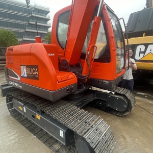 Excavadora Usada DOOSAN DX75-9C de 7.5 Toneladas, Mini Excavadora Hidráulica de Orugas, Maquinaria de Construcción - Product Image 6