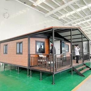 Sang Trọng Hai Tầng 40 Ft Ban Đầu Gấp Vận Chuyển Với Không Thấm Nước Hai Phòng Ngủ Nhà Prefab Cabin Mở Rộng Container Nhà - Product Image 2