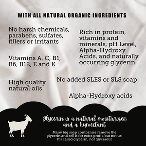 Jabón de leche de cabra orgánico brillante para el cuerpo y la piel, jabón Natural hecho a mano, para Eczema de piel seca - Product Image 4