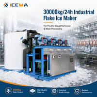 Machine à glace en flocons industrielle automatique de 30 tonnes pour usine de glace commerciale et conservation des fruits de mer