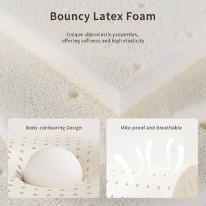 Matelas hybride AIDI orthopédique à ressorts ensachés 3 zones, mousse et latex, mobilier de chambre personnalisé - Product Image 3