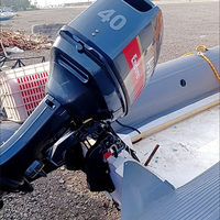 Motor Tempel Bensin 2 Tak 40HP 2 Silinder E40J Tiller Long Shaft Baru untuk Dijual
