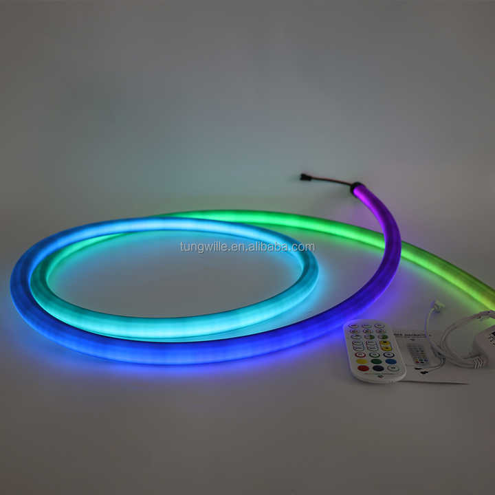 360 Degree 25mm Diameter Tubular Flexible Neon IP68 Waterproof LED ...