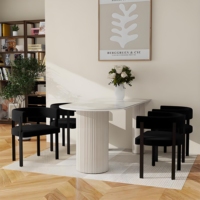 Chaise de salle à manger moderne Chaise de table à manger domestique simple Table et chaises italiennes de luxe légères