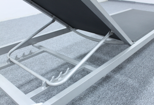 Mobilier d'extérieur de haute qualité cadre en aluminium inclinable bord de la piscine transat chaise longue - Product Image 6