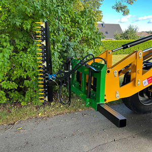 Cortadora de setos hidráulica GT1 con hoja de acero de 400 mm de apertura para accesorios de excavadora - Product Image 1