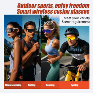 QY-PRO1 Smart Glasses Music Player Language Assistant <b>Wireless</b> Bluetooth 2-in-1 Riding Style Bluetooth Glasses - Product Image 3