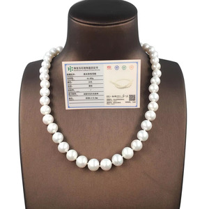 <span class=keywords><strong>Collana</strong></span> Girocollo di Perle d'Acqua Dolce Grado AA 9-11 MM, Lunghezza 14-24 Pollici <span class=keywords><strong>con</strong></span> Chiusura in Argento 925, Regalo per Donna, Bellezza Ispirata alla Natura - Product Image 1