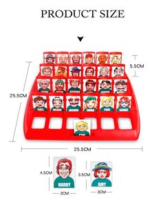 Qui est-ce devinez qui jeu de société jeu de société <span class=keywords><strong>drôle</strong></span> jeu de société argumentation logique jeu de loisirs de bureau jouets éducatifs - Product Image 6
