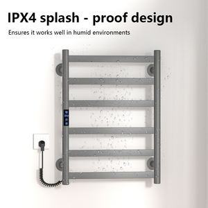 Porte-serviettes chaud <span class=keywords><strong>Radiateur</strong></span> de serviettes électrique intelligent Porte-serviettes avec Wifi pour salle de bain - Product Image 4