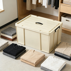Large Capacity Thickened PP Waterproof Portable Storage <b>Box</b> Multifunctional Sturdy Organizer Bin Home Toy <b>Clothes</b> Storage 6-10L - Product Image 1