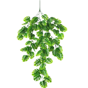 เถาวัลย์เฟิร์นเทียม พวงมาลัยแขวนตกแต่งผนังสีเขียว ทนรังสียูวี ของตกแต่งผนังสีเขียว ขายส่งจากโรงงาน - Product Image 6
