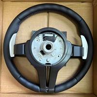 Volant en cuir noir intégral pour BMW F10 F11 F12 F30 F31 F32 F34 F35 F20 F21 F21 F25 F26 F31 F36 M3 M5 M6 F07 F15 F16 F22