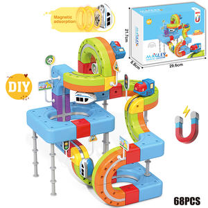 MILI Juego de 141 Piezas de Bloques de Construcción Magnéticos para Coches, Juguete Educativo Montessori, Tren Eléctrico de Levitación, Juguete de Ensamblaje DIY - Product Image 2