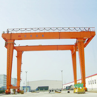 Grue portique mobile sur rail (RMG) pour la manutention de conteneurs en port